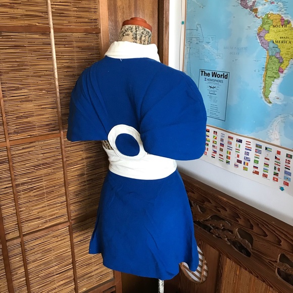 Vintage Cosplay Anime Super TRIPPY mod mini dress - Picture 7 of 8